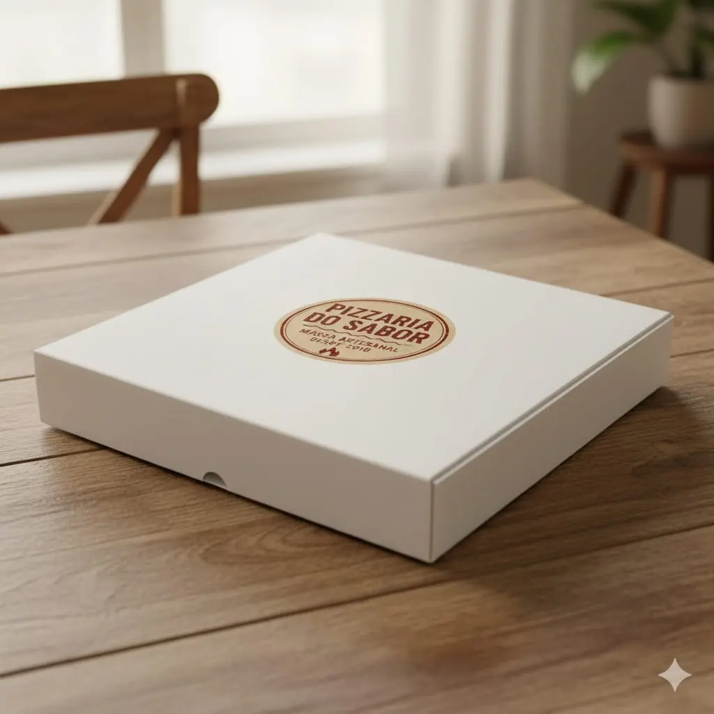 Caixas de papelão para delivery de alimentos